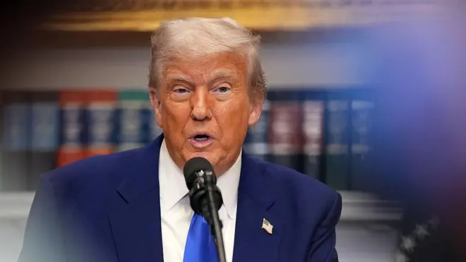 अमेरिका के राष्ट्रपति डोनाल्ड ट्रंप 