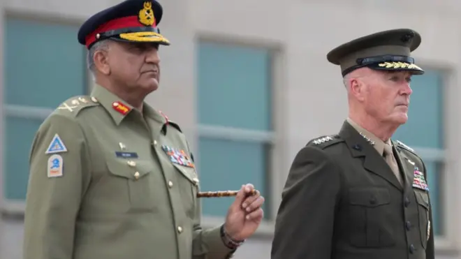 جنرل باجوہ، جنرل ڈنفورڈ