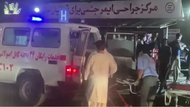 US officials also say there were reports of gunfire following the blast.