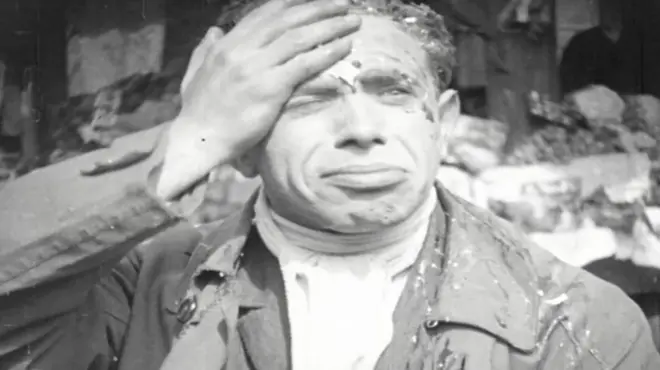 Fotograma de la película "La ciudad sin judíos"