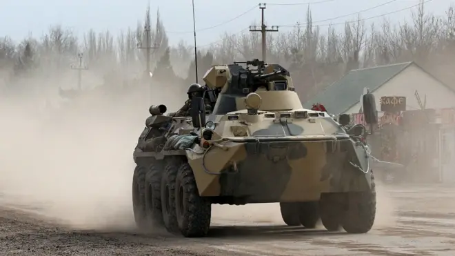 Rusko oklopno vozilu u Armijansku