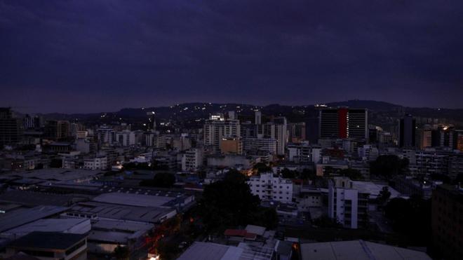 Blackout in Caracas