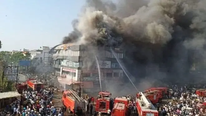 સુરતમાં આગ