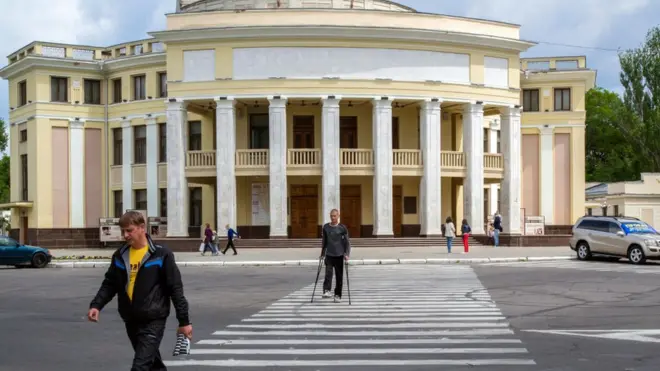 La ópera estatal de Tiráspol.