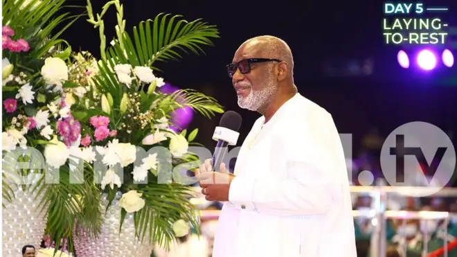 Gomina Rotimi Akeredolu sọ pe eekan agbaye ni TB Joshua