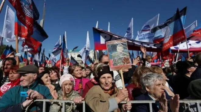 Мітинг прихильників ДНР