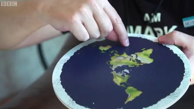 지구는 둥글지 않다고 주장하는 사람들