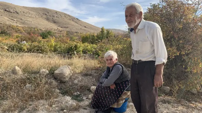 Xaçik sakinləri: Anuşavan və Rimma Manukyan