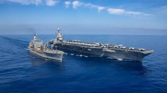 পূর্ব-ভূমধ্যসাগরে মার্কিন যুক্তরাষ্ট্রের সামরিক বহর