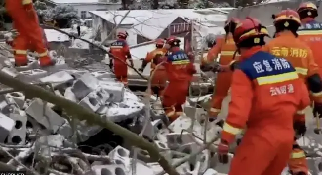 Aworan isẹlẹ ilẹ riri ni China