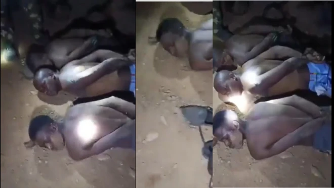 Awọn agbebọn naa lẹyin ti ọwọ tẹ wọn tan