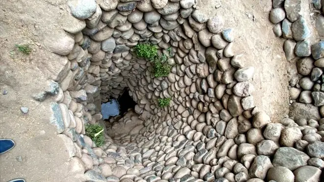 La tecnología de los ojos de agua se considera extraordinariamente avanzada para la época.