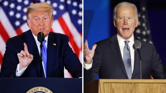 Trump and Biden
