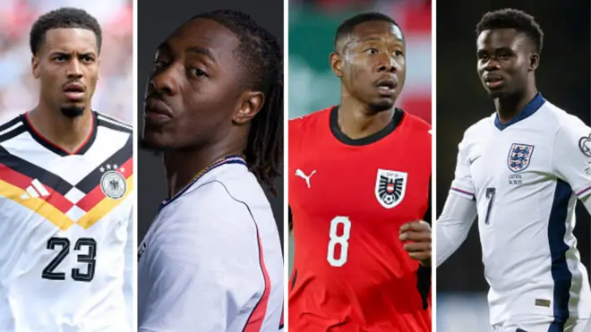 Foto mix of foreign players wey get connection to Nigerian roots