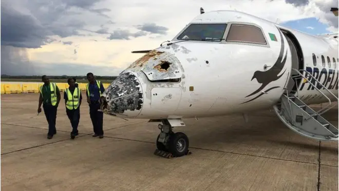 Xiyyaara Zaambiyaa bakakkaan itti beeke