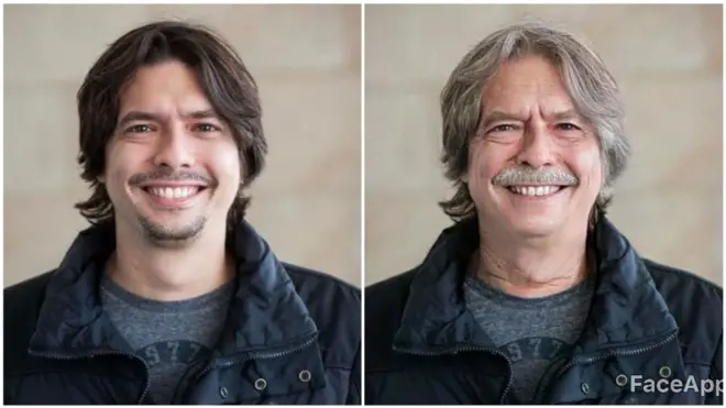 El filtro "Edad" de FaceApp permite mostrar cómo luciría un rostro en la vejez.