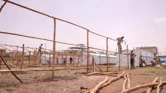 ከሰሜን ኢትዮጵያ ለተፈናቀሉ የሚገነባ መጠለያ