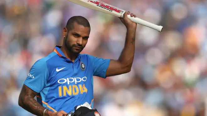 کچھ ہی دن پہلے اپنی کارکردگی کی وجہ سے 'اے پلس' کانٹریکٹ کی فہرست سے نکالے جانے والے اوپنر شکھر دھاون نے اپنے کیریر کا سب سے بڑا سکور کیا اور 143 رنز بنائے۔