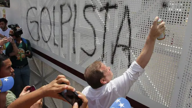 Protesta en Maracaibo
