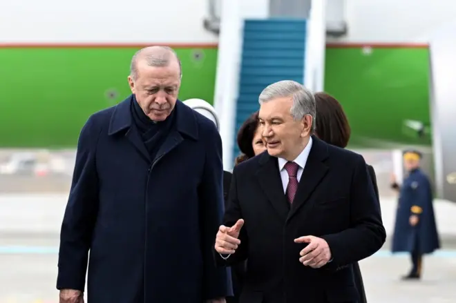 Turkiya prezidenti va O'zbekiston prezidenti 