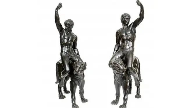 The bronzes were previously attributed to the Dutch sculptor Willem Danielsz Van Tetrode