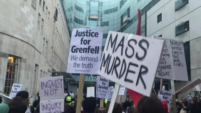 Протест у Би-би-си