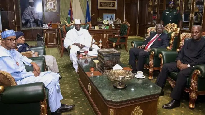 Dhexdhexaadiyayaasha ECOWAS oo la kulmay Yaxya Jammeh