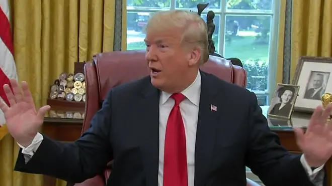 دونالد ترامب يقول إنه قصة اختفاء جمال خاشقجي محزنة