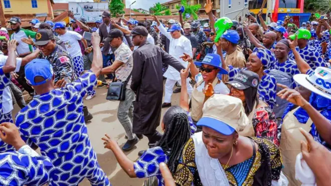 Ọpọ eeyan nibi ipolongo ibo ẹgbẹ oṣelu APC l'Osun
