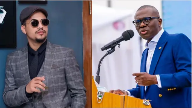 Rico Swavey ati Gomina Sanwo-Olu