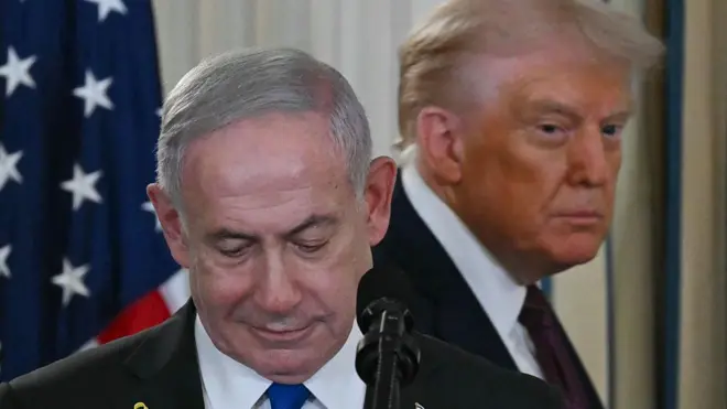 डोनाल्ड ट्रम्प आणि नेतन्याहू