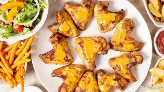 中国"南多世"微博展示的食物图片