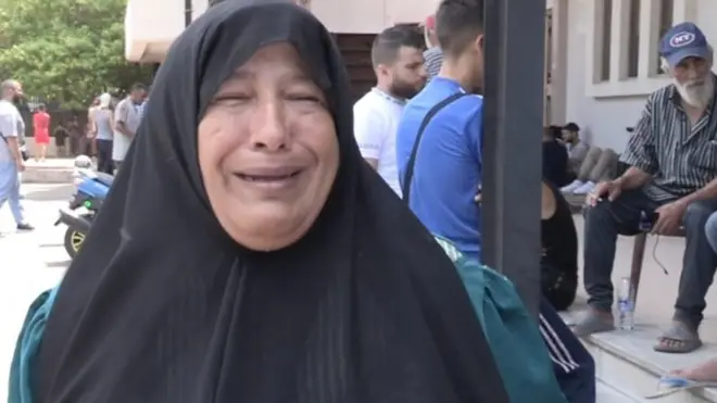 نازحة من مخيم عين الحلوة