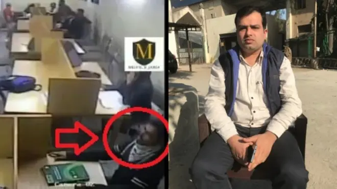 15 दिसंबर को लाइब्रेरी में पुलिस की हिंसा के वीडियो में नज़र आने वाला शख्स का नाम सलमान है.