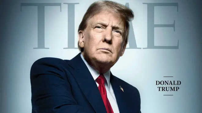 Обложка журнала Time с Дональдом Трампом.