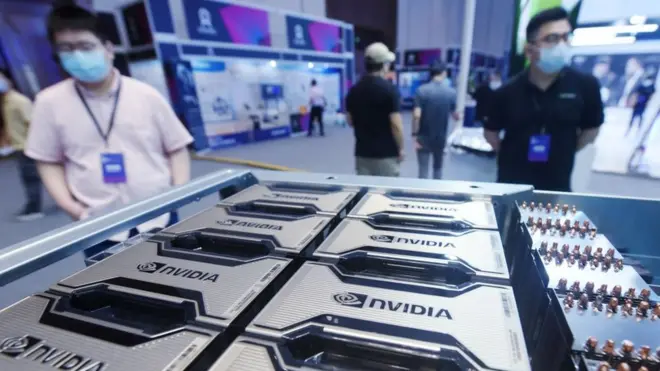 Nvidia là nhà sản xuất chip máy tính hàng đầu.