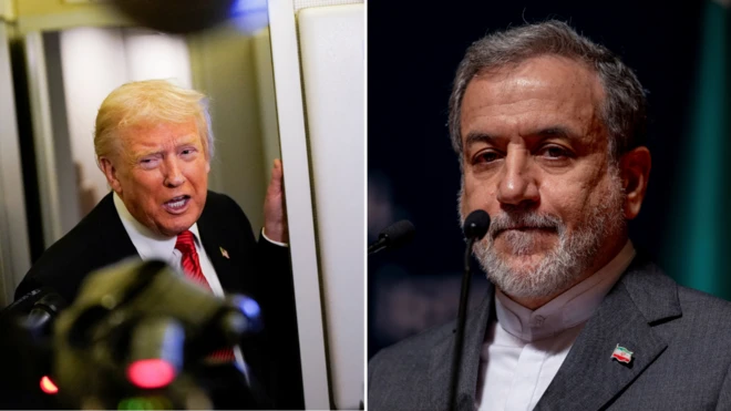 عباس عراقچی - دونالد ترامپ