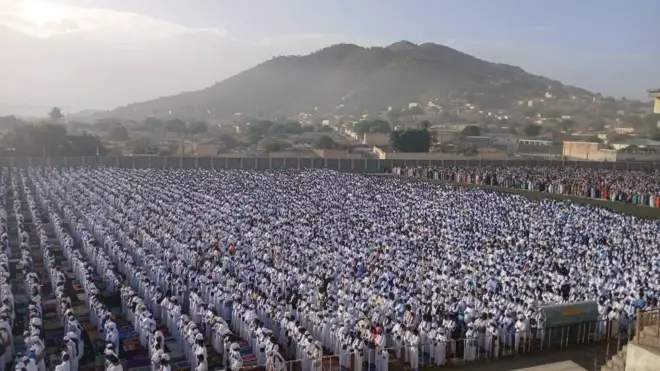 ኣብ ሜዳ ኲሶ እግሪ ከተማ ከረን ዝተኻየደ ናይ ሰጸሎት ስነ-ስርዓት