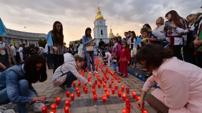 В 2014 году, в 70-ую годовщину депортации, крымские татары провели акцию поминовения в Киеве