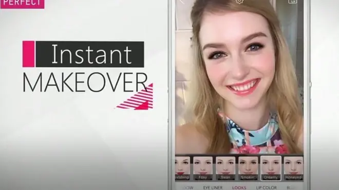 تطبيق يحاكي تأثير مستحضرات التجميل على الوجه