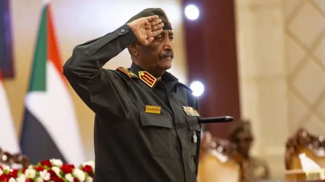 الفريق أول عبد الفتاح البرهان رئيس مجلس السيادة الانتقالي