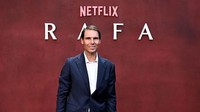 Надаль на премьере сериала Rafa