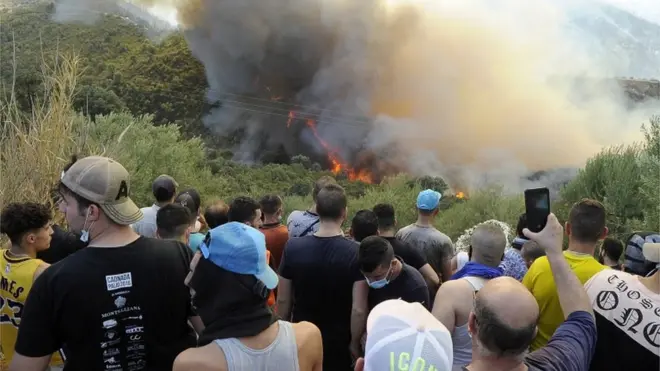 حرائق الجزائر