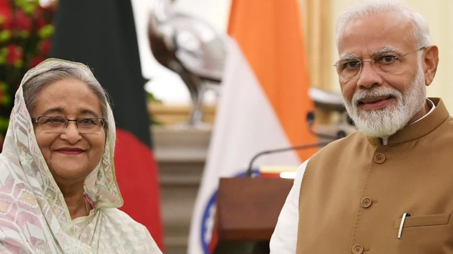 शेख हसीना और नरेंद्र मोदी