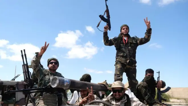 قوات حفتر. أبريل/نيسان 2019