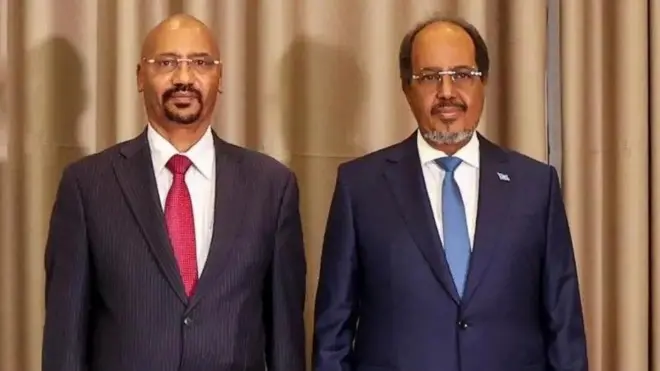 Safiirka cusub ee Itoobiya ee Soomaaliya iyo Madaxweynaha Soomaaliya