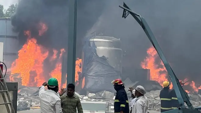 పాశమైలారం, రియాకర్ట్ పేలుడు