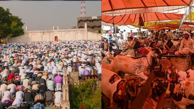 नमाज आणि ईदच्या आधी भरलेला दिल्लीतला बाजार