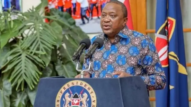 Rais wa Kenya Uhuru Kenyatta