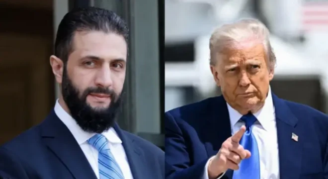 لقاء ترامب والشرع في المملكة العربية السعودية